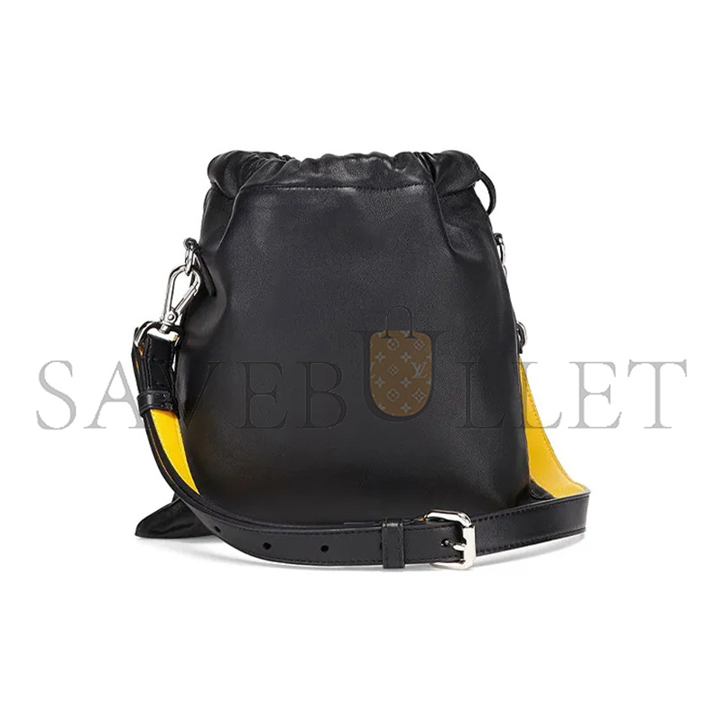 F**di soft nappa logo small drawstring pouch bag 7va510adm9f0r2a (24*23*2cm)